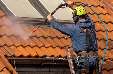 Démoussage et hydrofuge de toiture à Acquigny